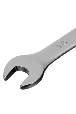 Ключ комбинированный, 10 мм, CrV, матовый хром Stels