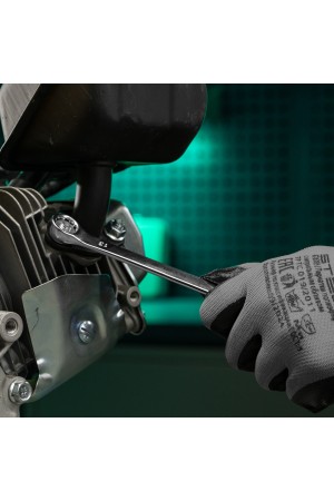 Ключ комбинированный, 13 мм, CrV, матовый хром Stels