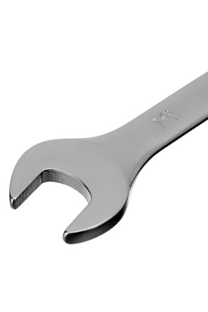 Ключ комбинированный, 19 мм, CrV, матовый хром Stels