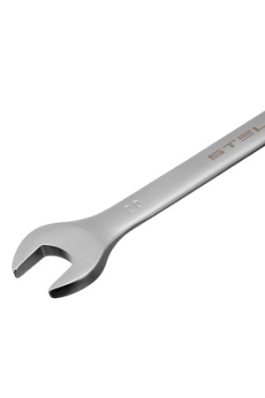 Ключ комбинированный, 20 мм, CrV, матовый хром Stels