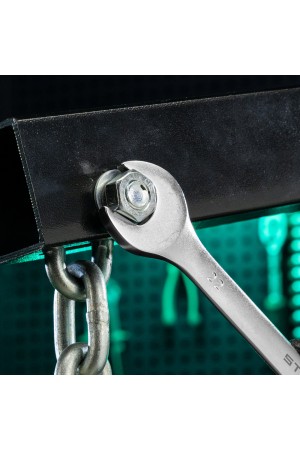 Ключ комбинированный, 22 мм, CrV, матовый хром Stels