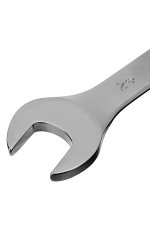 Ключ комбинированный, 24 мм, CrV, матовый хром Stels