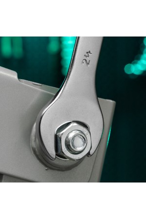 Ключ комбинированный, 24 мм, CrV, матовый хром Stels