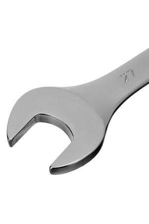 Ключ комбинированный, 27 мм, CrV, матовый хром Stels