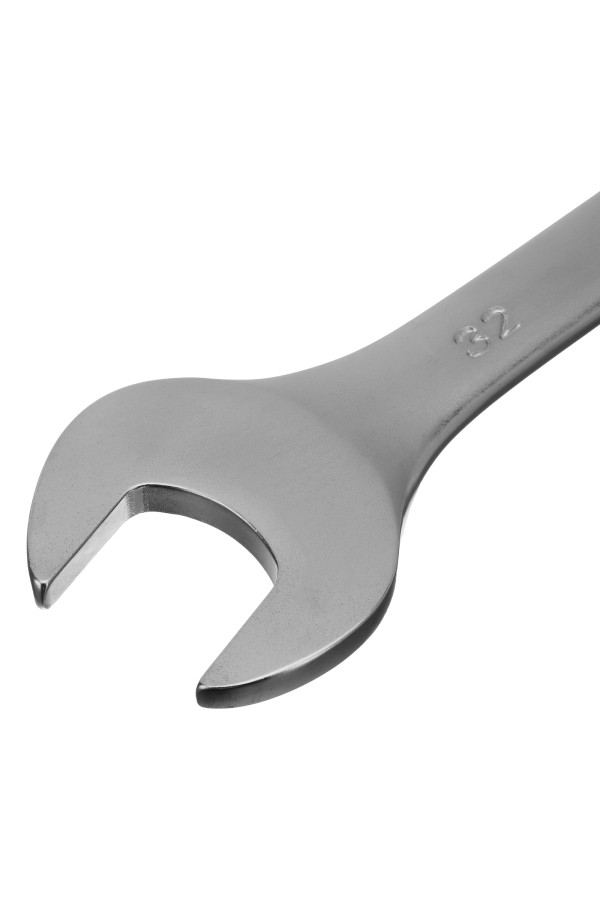 Ключ комбинированный, 32 мм, CrV, матовый хром Stels