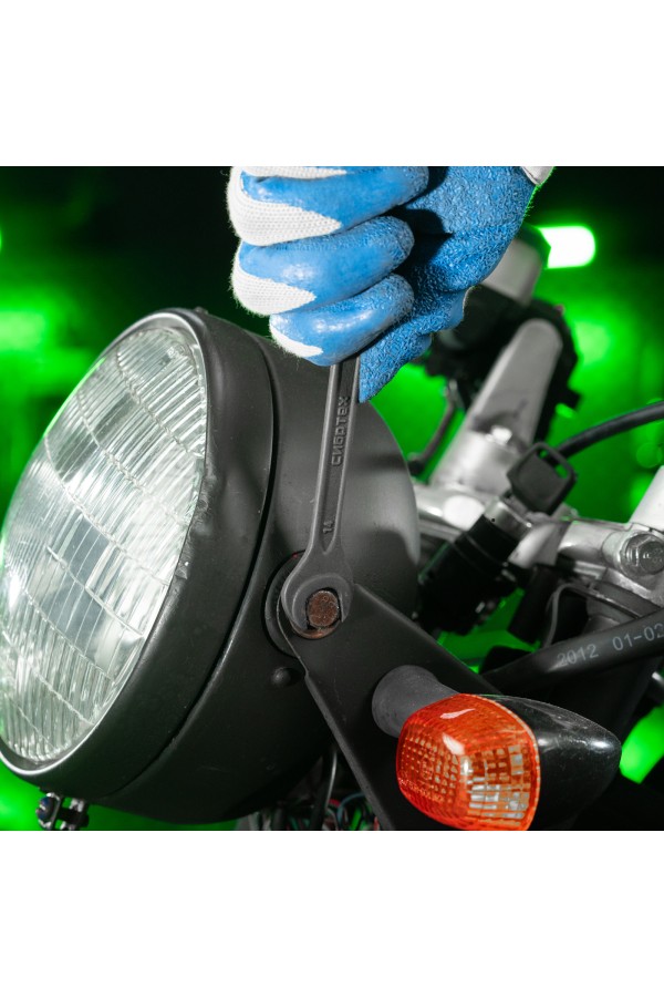 Набор ключей рожковых, 6 - 19 мм, 6 шт., CrV, фосфатированные Сибртех