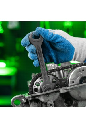 Набор ключей рожковых, 6 - 19 мм, 6 шт., CrV, фосфатированные Сибртех