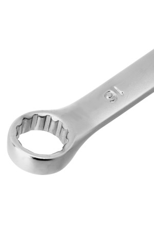 Ключ комбинированный, 16 мм, CrV, матовый хром Stels