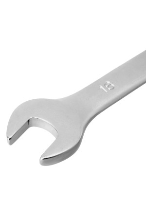 Ключ комбинированный, 16 мм, CrV, матовый хром Stels