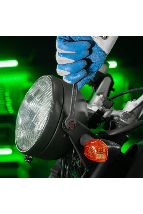 Набор ключей рожковых, 6 - 24 мм, 8 шт., CrV, фосфатированные Сибртех