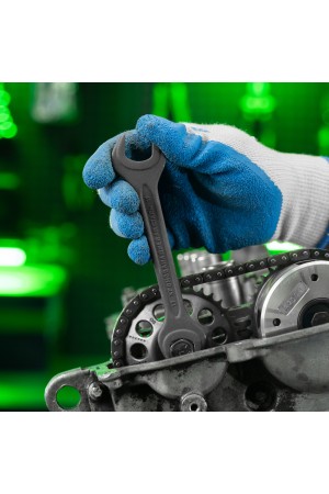 Набор ключей рожковых, 6 - 32 мм, 10 шт., CrV, фосфатированные Сибртех