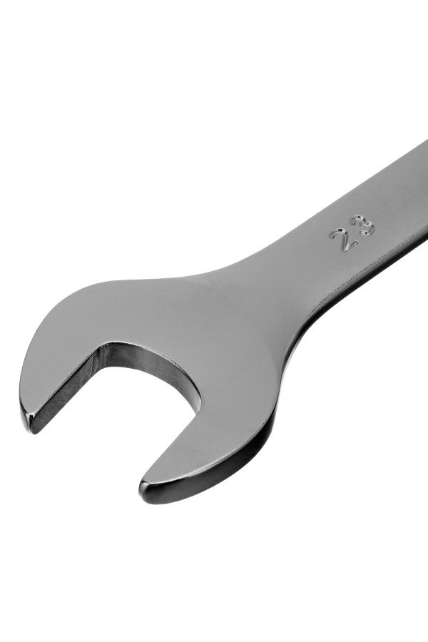 Ключ комбинированный, 23 мм, CrV, матовый хром Stels