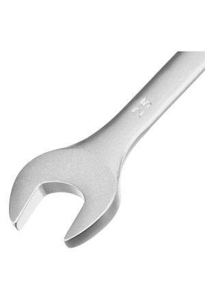 Ключ комбинированный, 25 мм, CrV, матовый хром Stels