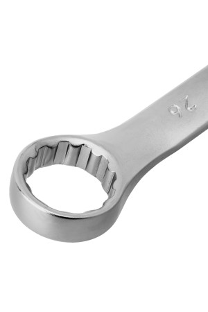 Ключ комбинированный, 26 мм, CrV, матовый хром Stels