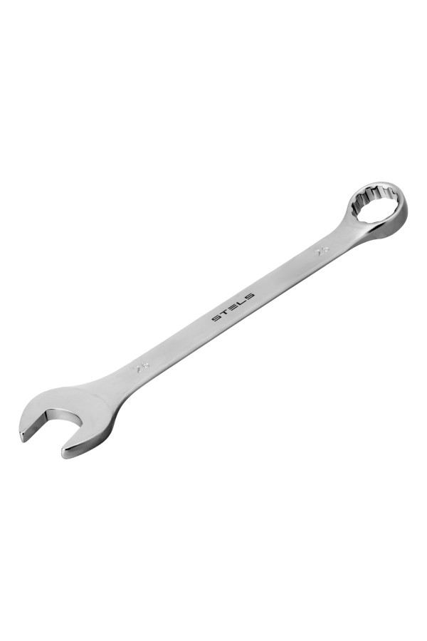 Ключ комбинированный, 26 мм, CrV, матовый хром Stels