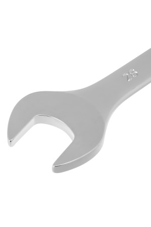 Ключ комбинированный, 28 мм, CrV, матовый хром Stels