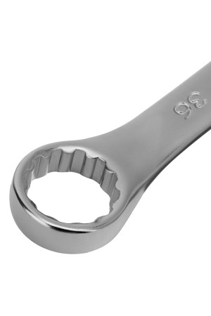 Ключ комбинированный, 36 мм, CrV, матовый хром Stels
