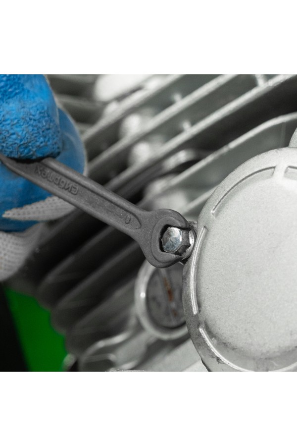 Набор ключей рожковых, 6 - 32 мм, 12 шт., CrV, фосфатированные Сибртех