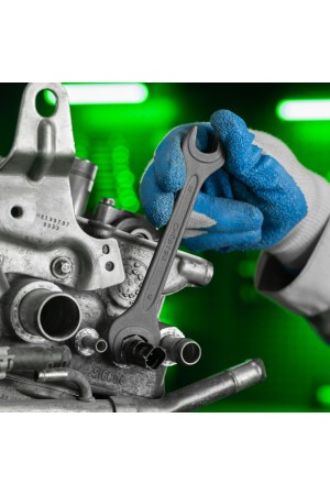 Набор ключей рожковых, 6 - 32 мм, 12 шт., CrV, фосфатированные Сибртех