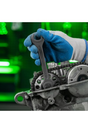 Набор ключей рожковых, 6 - 32 мм, 12 шт., CrV, фосфатированные Сибртех