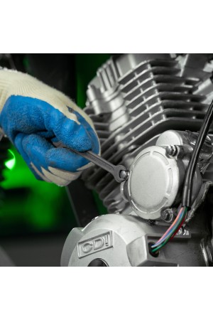 Набор ключей рожковых, 6 - 32 мм, 15 шт., CrV, фосфатированные Сибртех