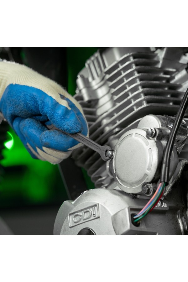 Набор ключей рожковых, 6 - 32 мм, 15 шт., CrV, фосфатированные Сибртех