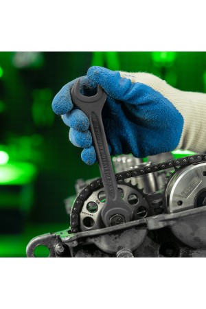 Набор ключей рожковых, 6 - 32 мм, 15 шт., CrV, фосфатированные Сибртех