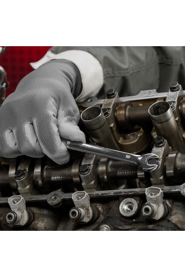 Набор ключей рожковых 12 шт, (6-32мм) CrV, EllipticaL зеркальное хромирование Matrix