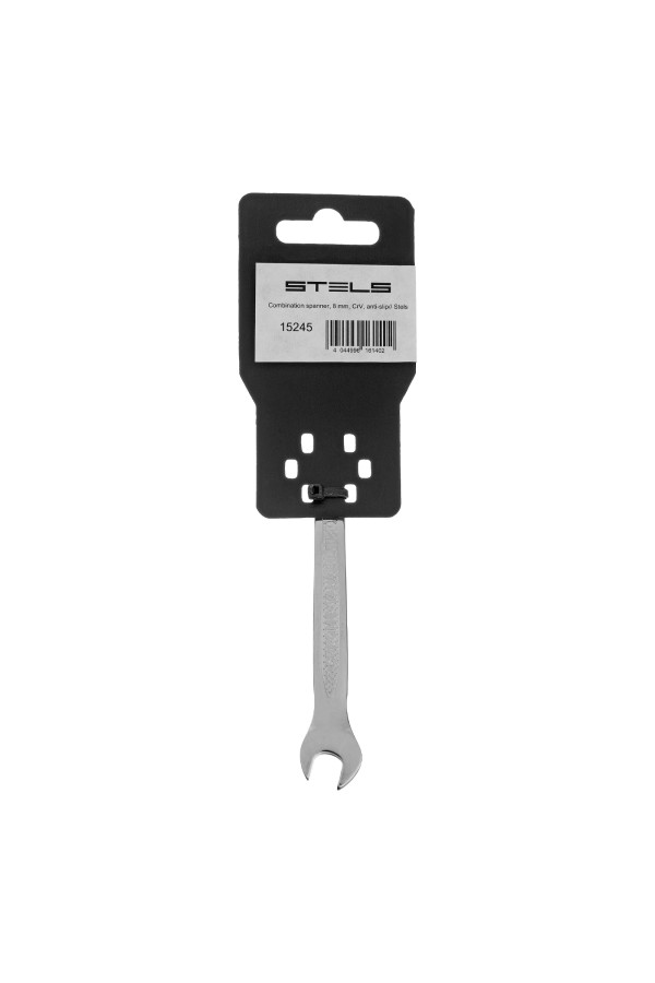 Ключ комбинированный, 8 мм, CrV, антислип Stels