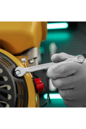 Ключ комбинированный, 8 мм, CrV, антислип Stels