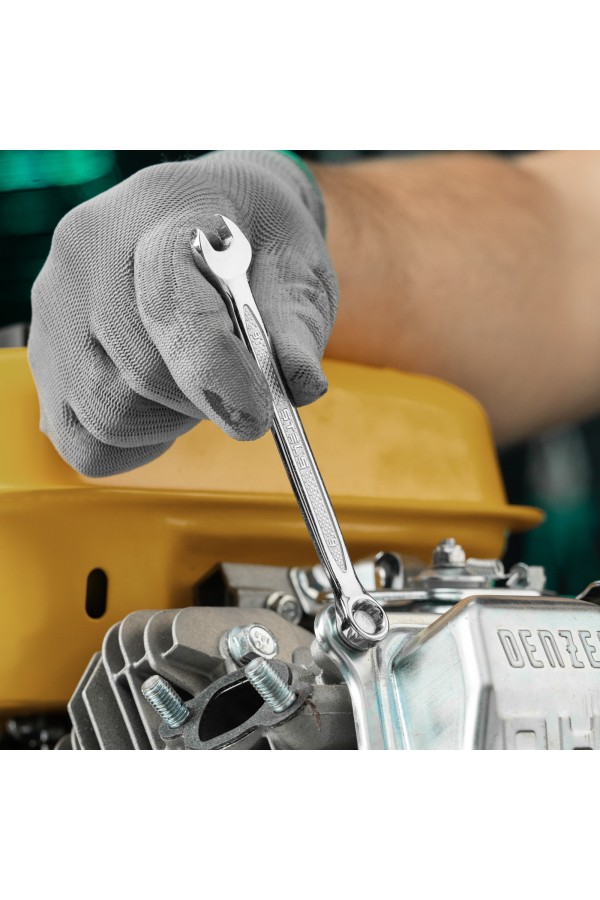 Ключ комбинированный, 9 мм, CrV, антислип Stels