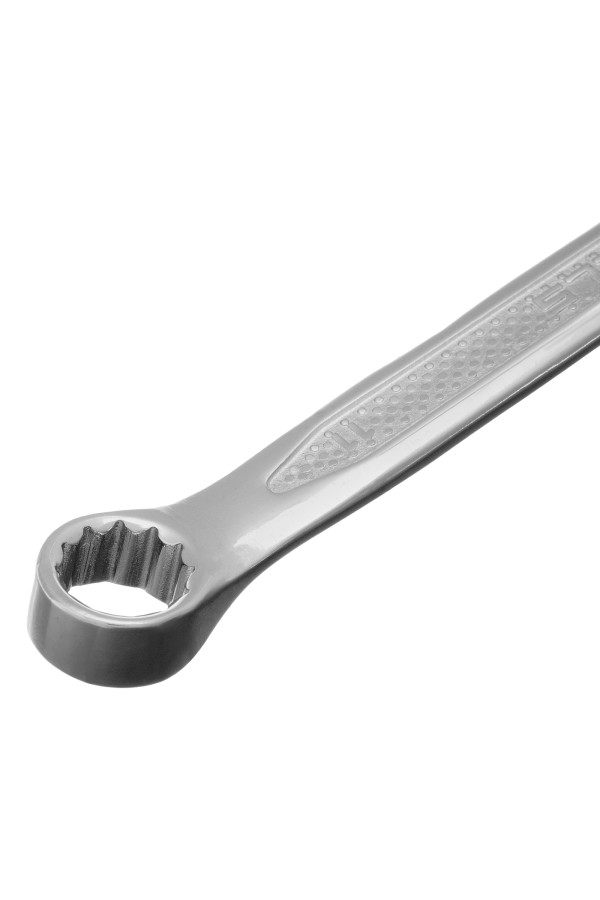 Ключ комбинированный, 11 мм, CrV, антислип Stels