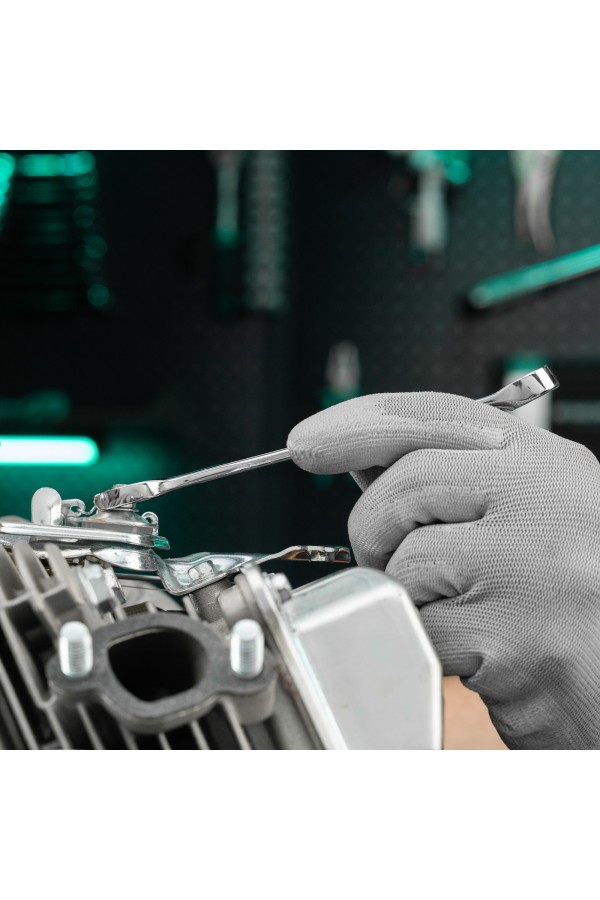 Ключ комбинированный, 11 мм, CrV, антислип Stels