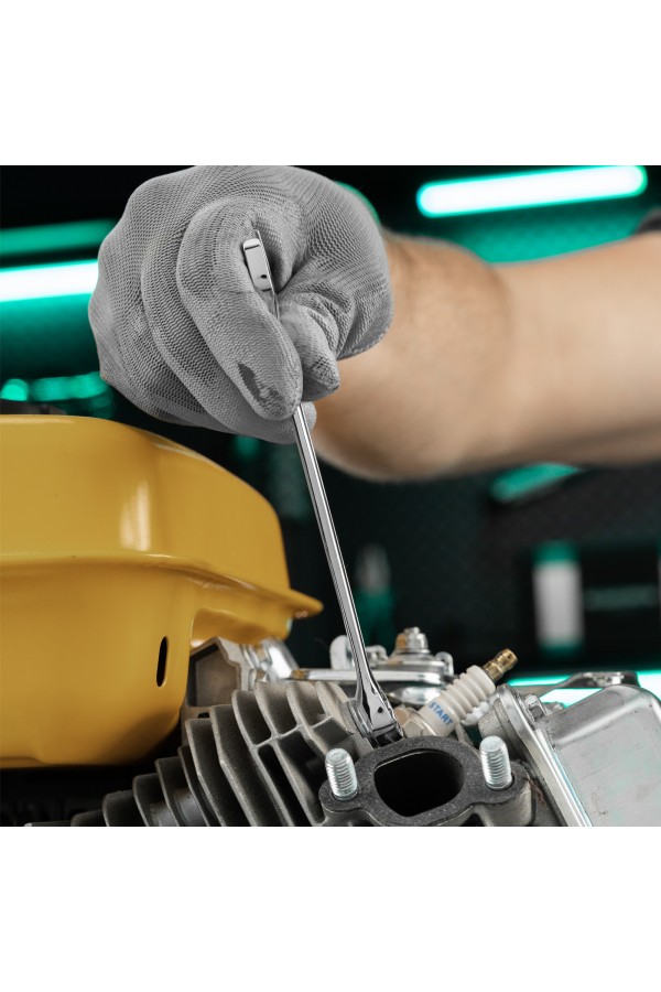 Ключ комбинированный, 12 мм, CrV, антислип Stels