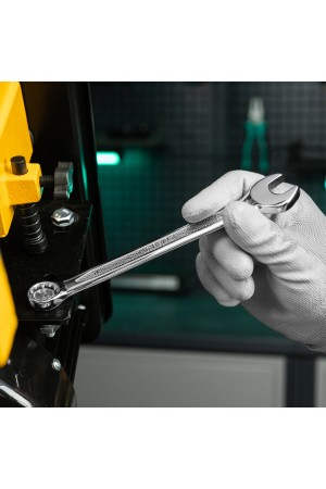 Ключ комбинированный, 15 мм, CrV, антислип Stels