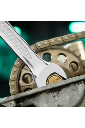 Ключ комбинированный, 18 мм, CrV, антислип Stels