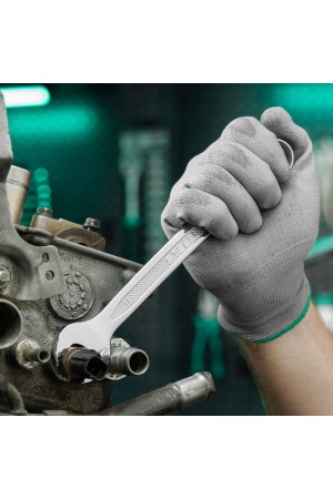 Ключ комбинированный, 19 мм, CrV, антислип Stels