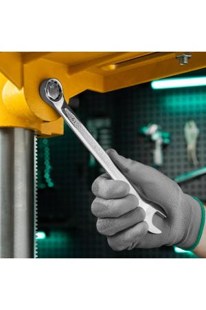 Ключ комбинированный, 19 мм, CrV, антислип Stels