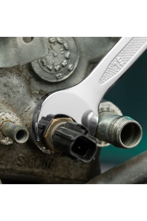 Ключ комбинированный, 19 мм, CrV, антислип Stels