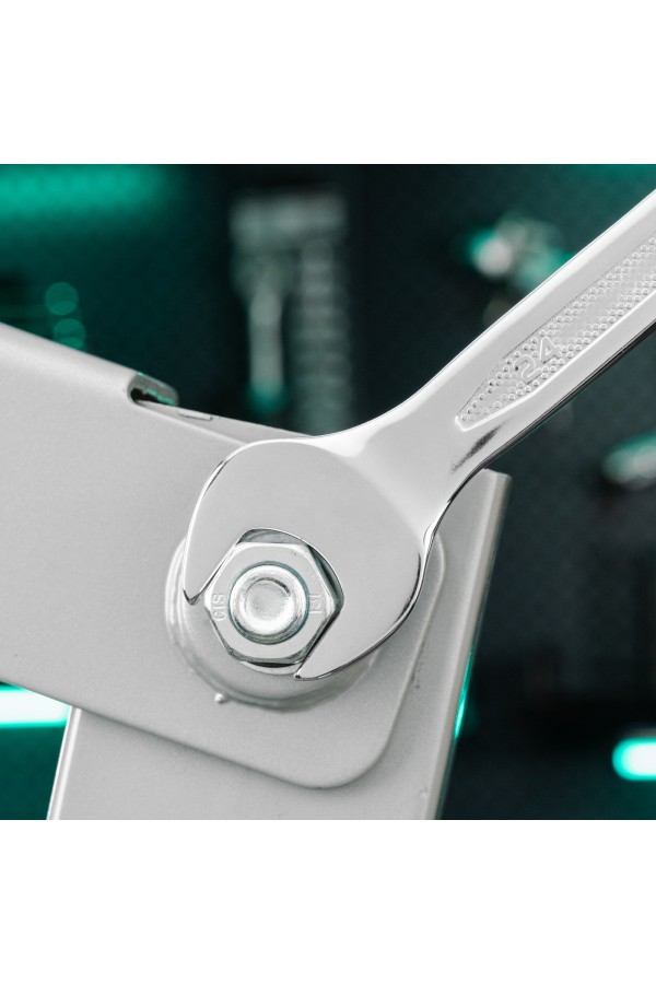 Ключ комбинированный, 24 мм, CrV, антислип Stels