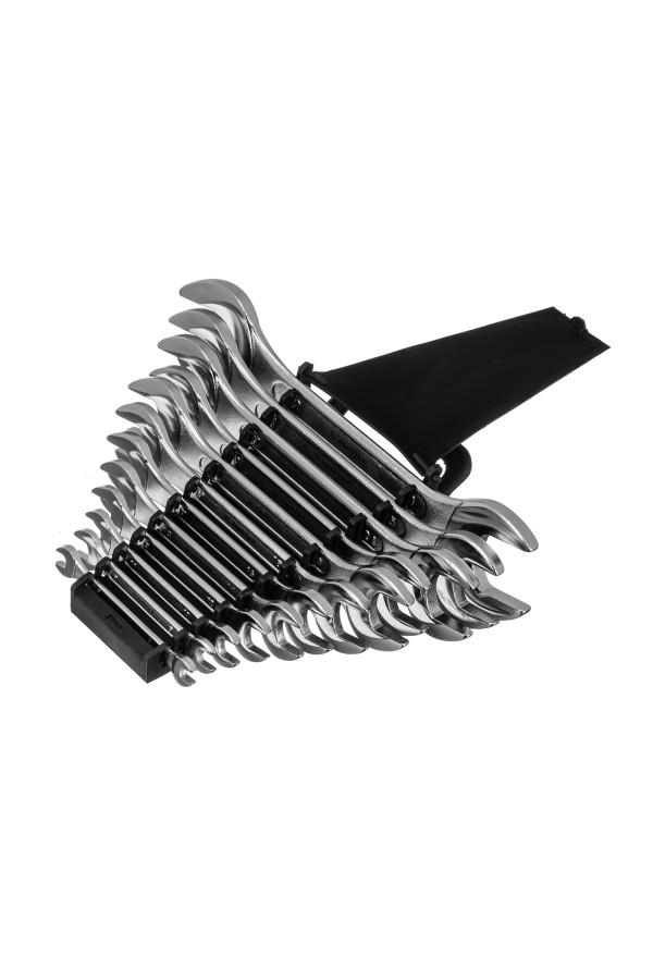 Набор ключей рожковых, 6 х 32 мм, 12 шт., CrV, хромированные Matrix