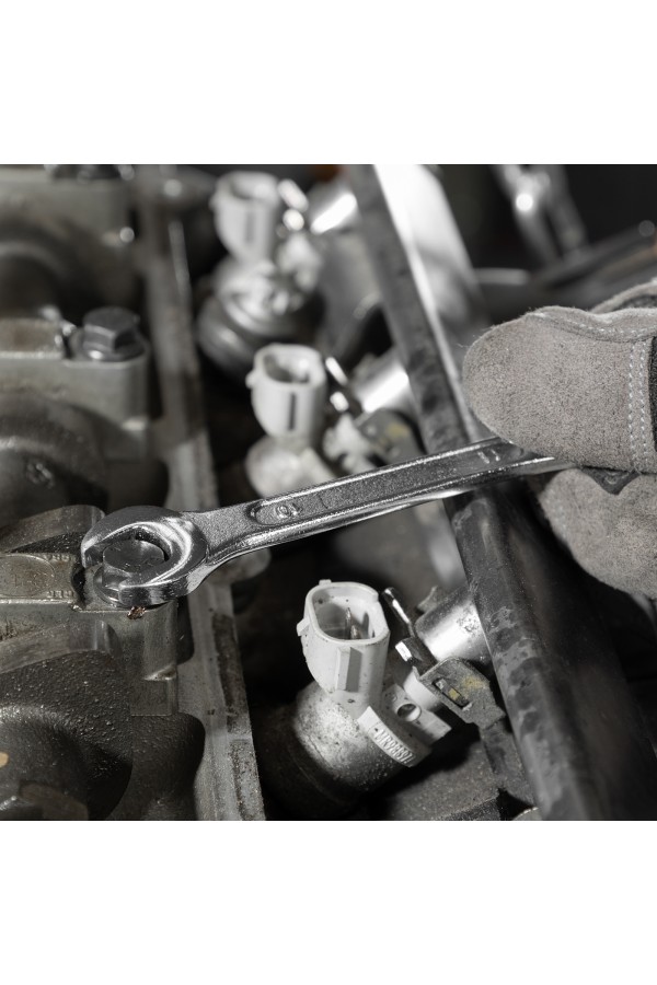 Набор ключей рожковых, 6 х 32 мм, 12 шт., CrV, хромированные Matrix