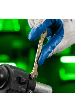 Набор ключей рожковых 6-17 мм, 6 шт, желтый цинк Сибртех