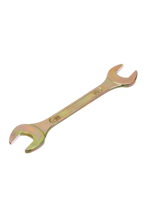 Набор ключей рожковых 6-22 мм, 8 шт, желтый цинк Сибртех