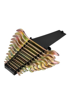 Набор ключей рожковых 6-32 мм, 12 шт, желтый цинк Сибртех