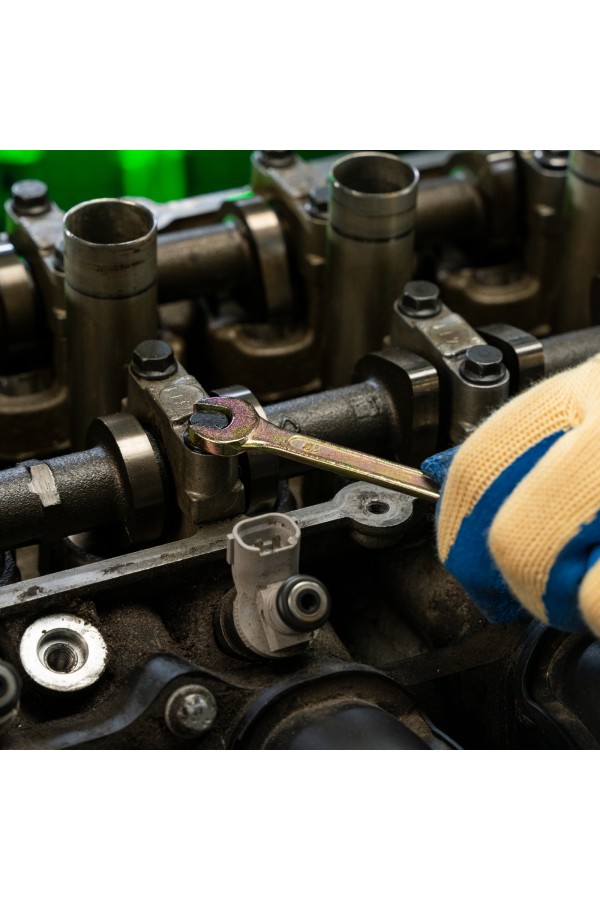 Набор ключей рожковых 6-32 мм, 12 шт, желтый цинк Сибртех