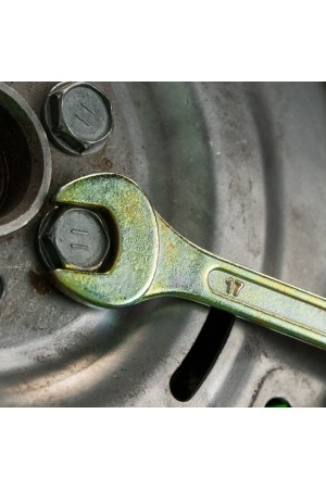 Набор ключей рожковых 6-32 мм, 12 шт, желтый цинк Сибртех