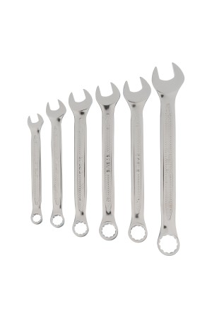 Набор ключей комбинированных 6 шт, 8-17 мм,  антислип Stels