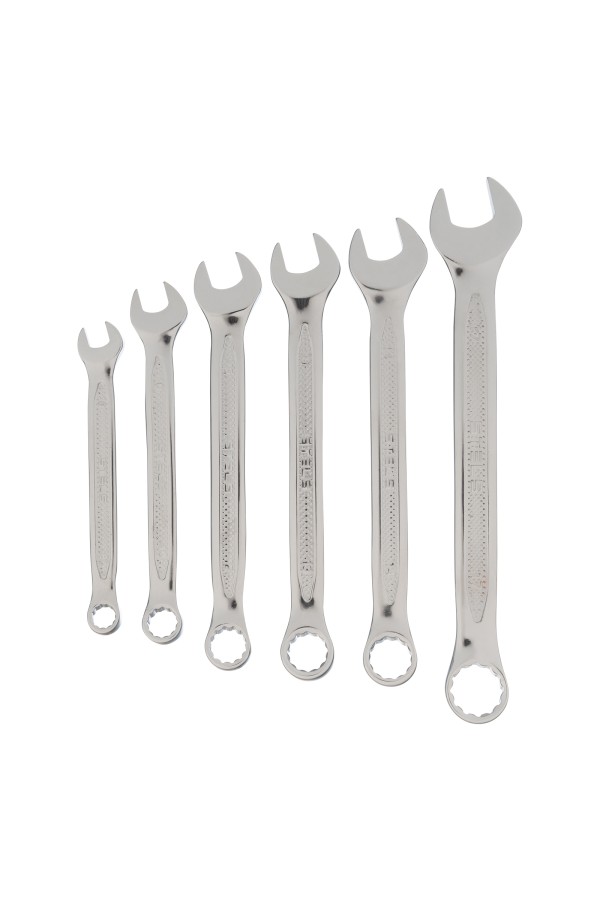 Набор ключей комбинированных 6 шт, 8-17 мм,  антислип Stels