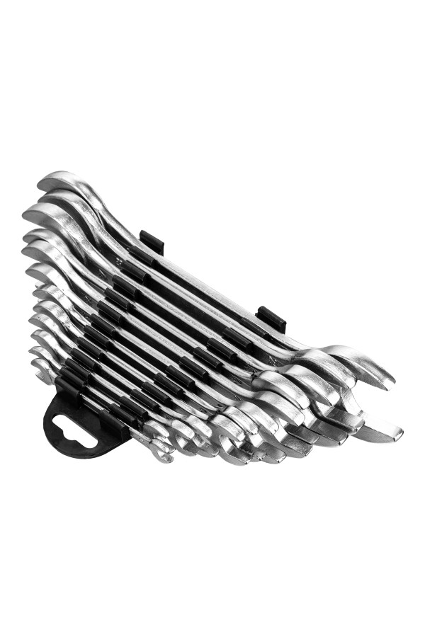 Набор ключей рожковых, 6 х 32 мм, 12 шт, хромированные Sparta